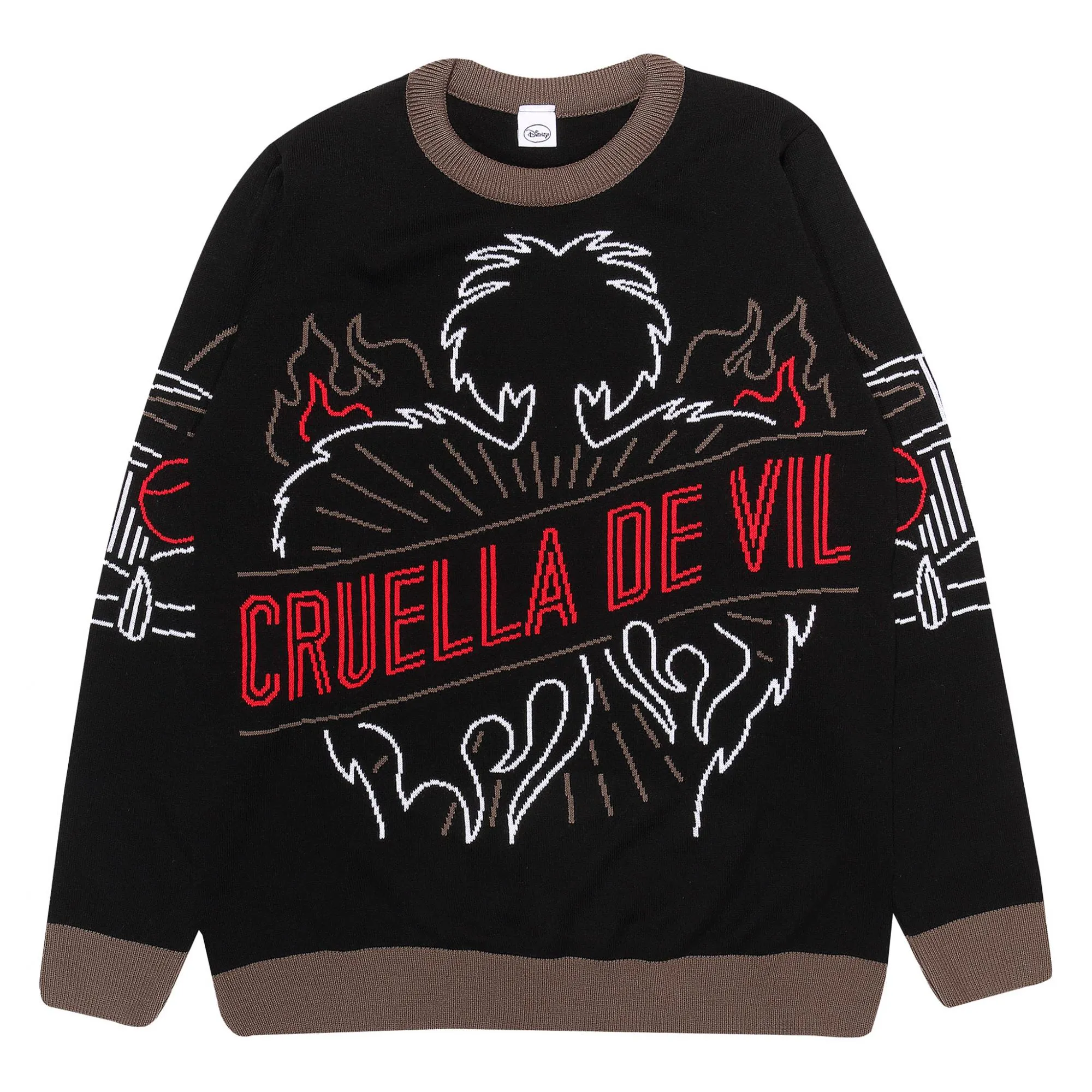 101 Dalmatians Mens Cruella De Vil Sweatshirt