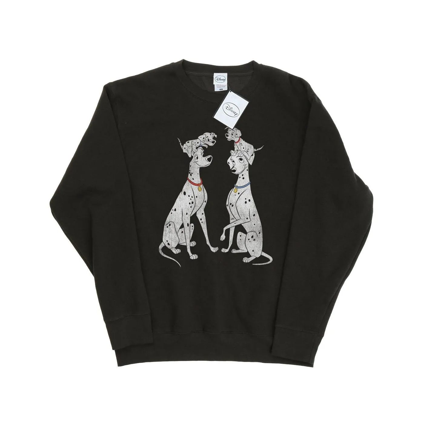 101 Dalmatians Womens/Ladies Pongo And Perdita Heather Sweatshirt