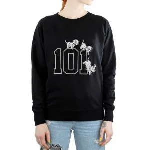 101 Dalmatians Womens/Ladies Puppies Cotton Sweatshirt