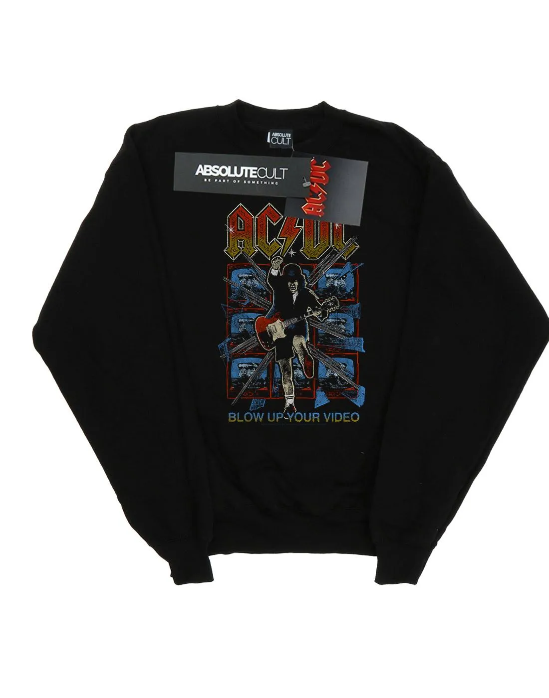 AC/DC Mens Blow Up Your Video Cotton Sweatshirt