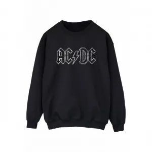 AC/DC Mens Jagged Logo Cotton Sweatshirt