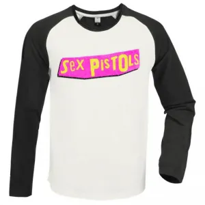 Amplified Unisex Adult Driver Sex Pistols Vintage Logo Long-Sleeved T-Shirt