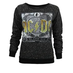 Amplified Womens/Ladies Black Ice AC/DC Sweatshirt