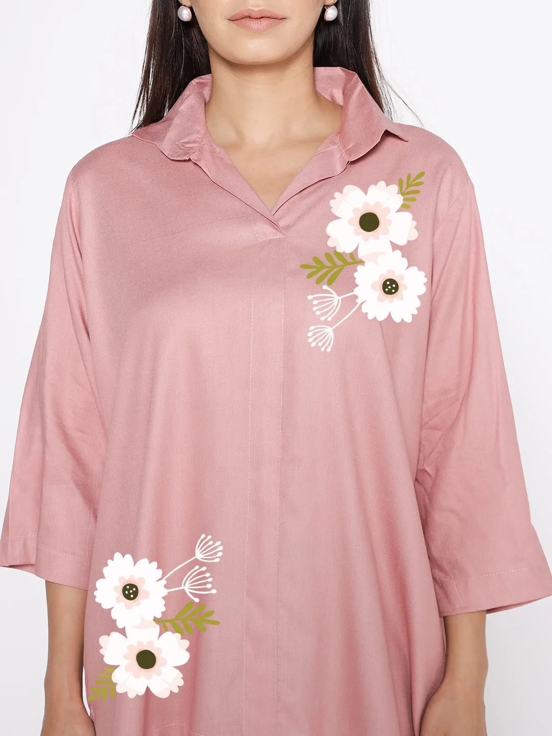 Blush Rayon ShirtTop - Cheonrima