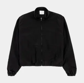 Cropped Windbreaker Womens Jacket (Black)