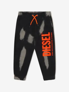 Diesel Kids Paint Effect Logo Joggers