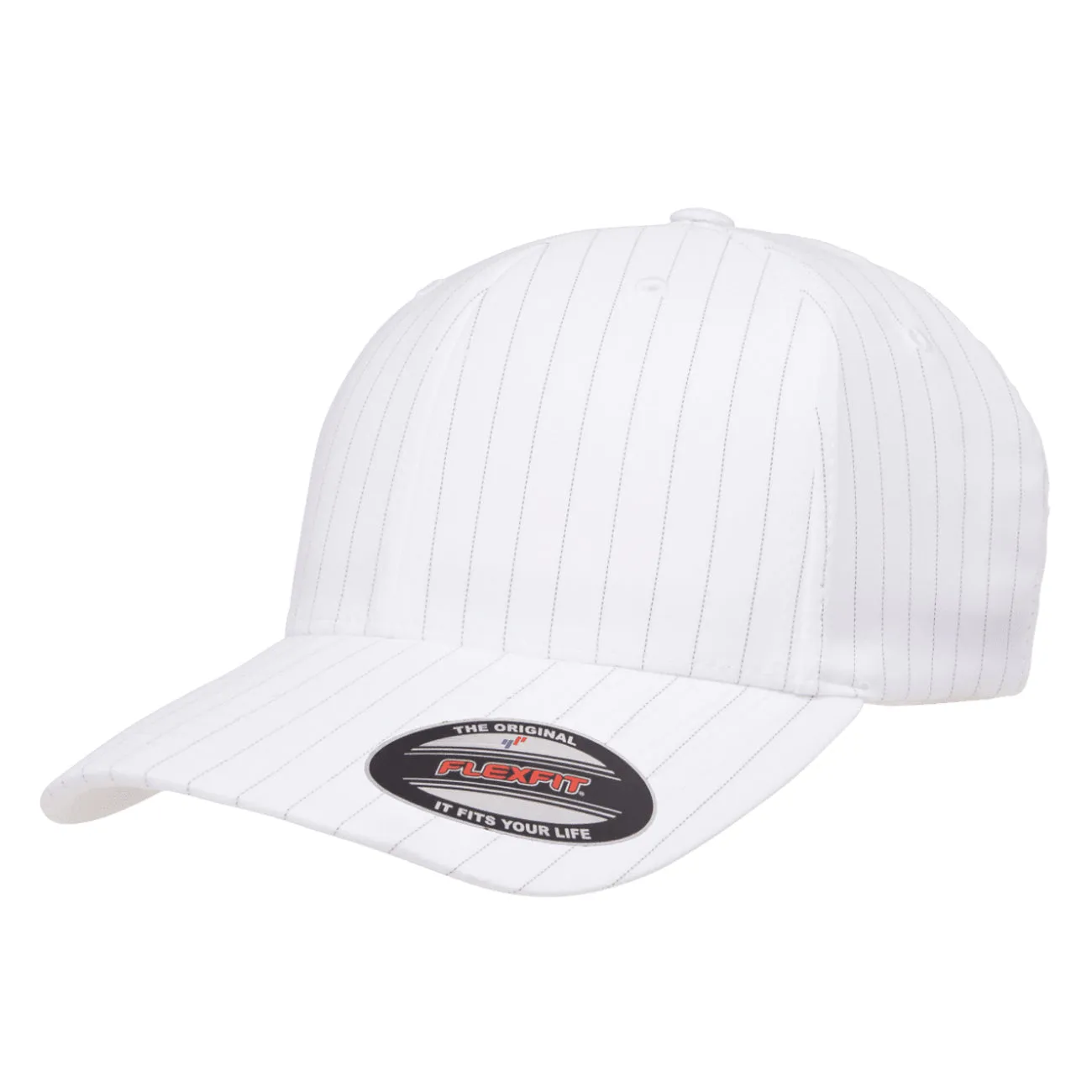 Flexfit Pinstripe Curved Brim Hat