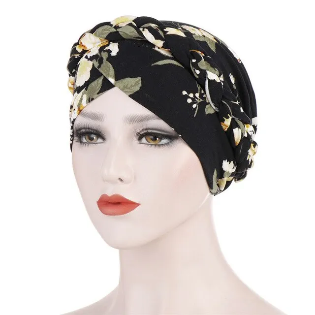 Floral Cotton Turban