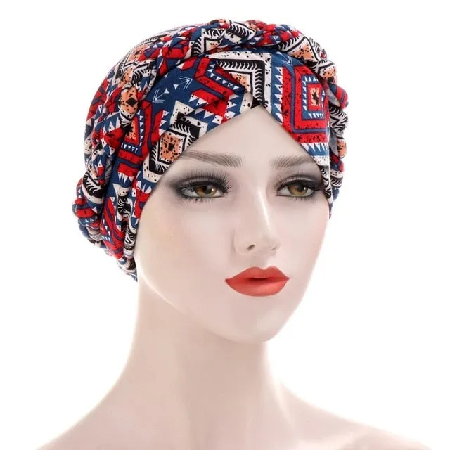 Floral Cotton Turban