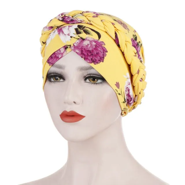 Floral Cotton Turban