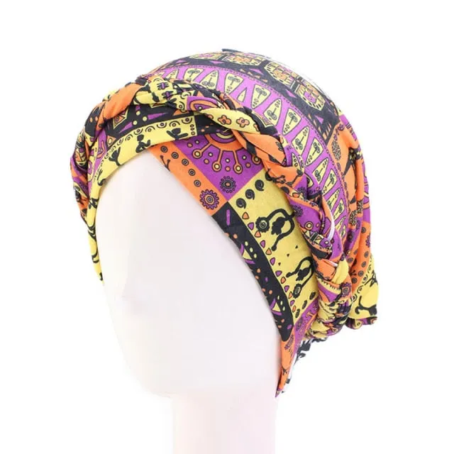 Floral Cotton Turban