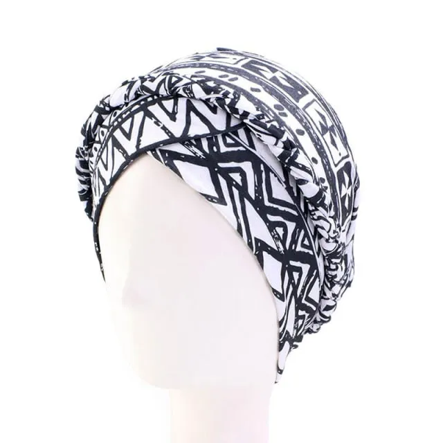 Floral Cotton Turban