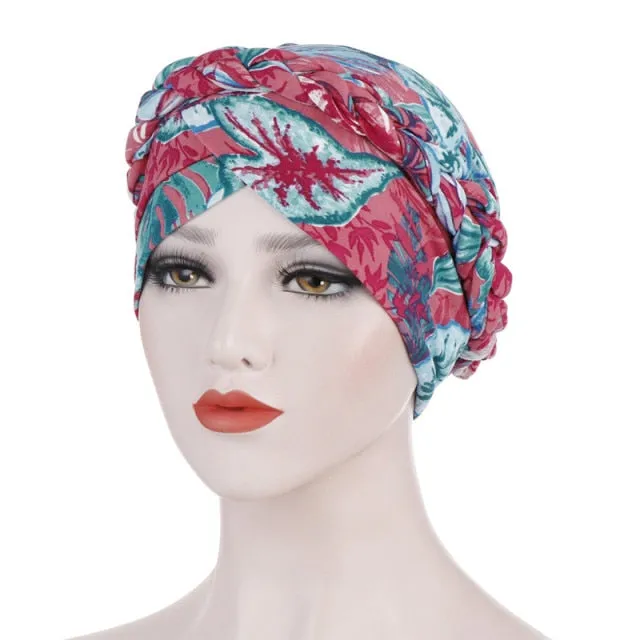 Floral Cotton Turban