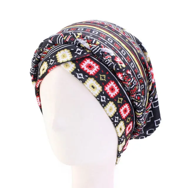 Floral Cotton Turban