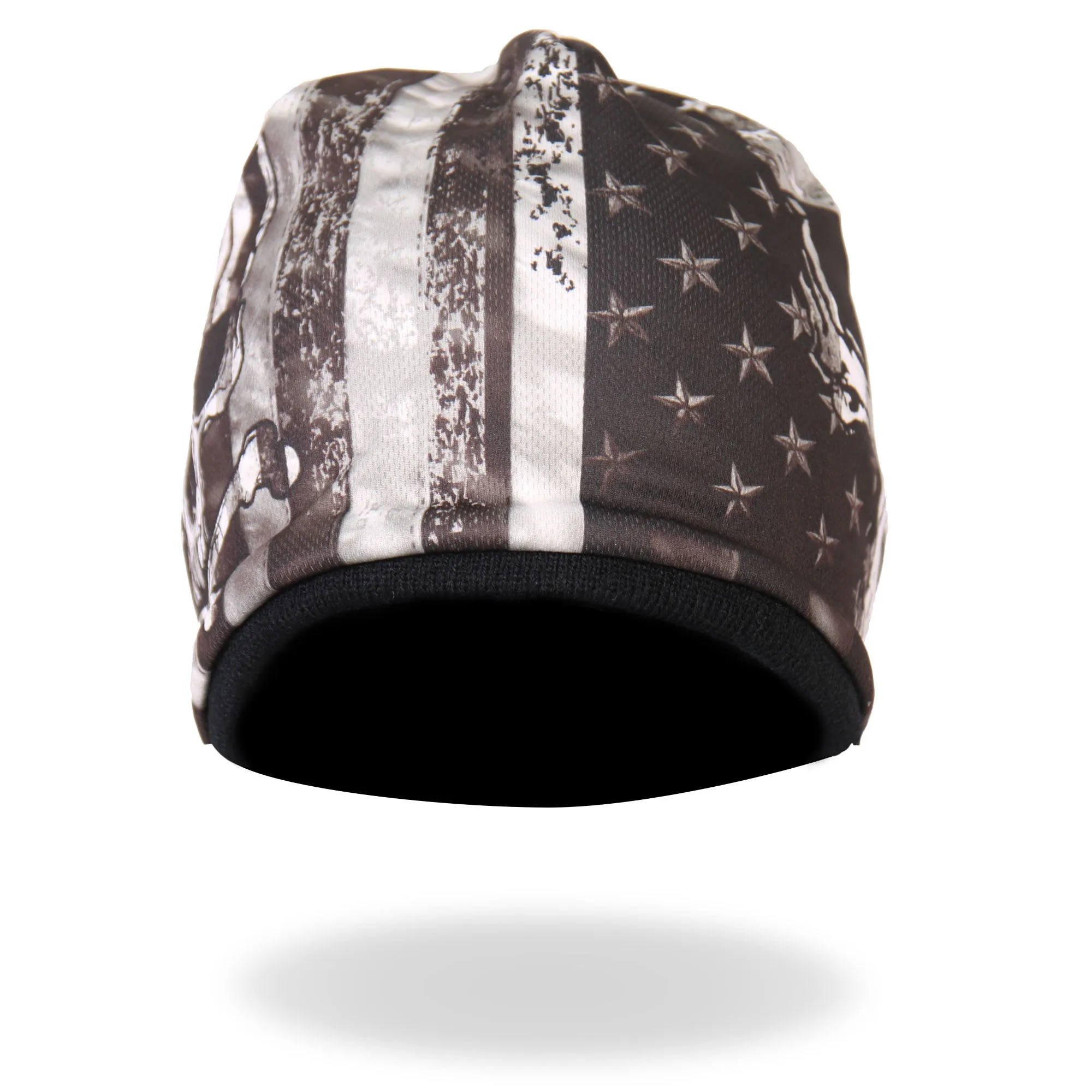 Hot Leathers KHC1033 Flag Skull Sublimated Beanie