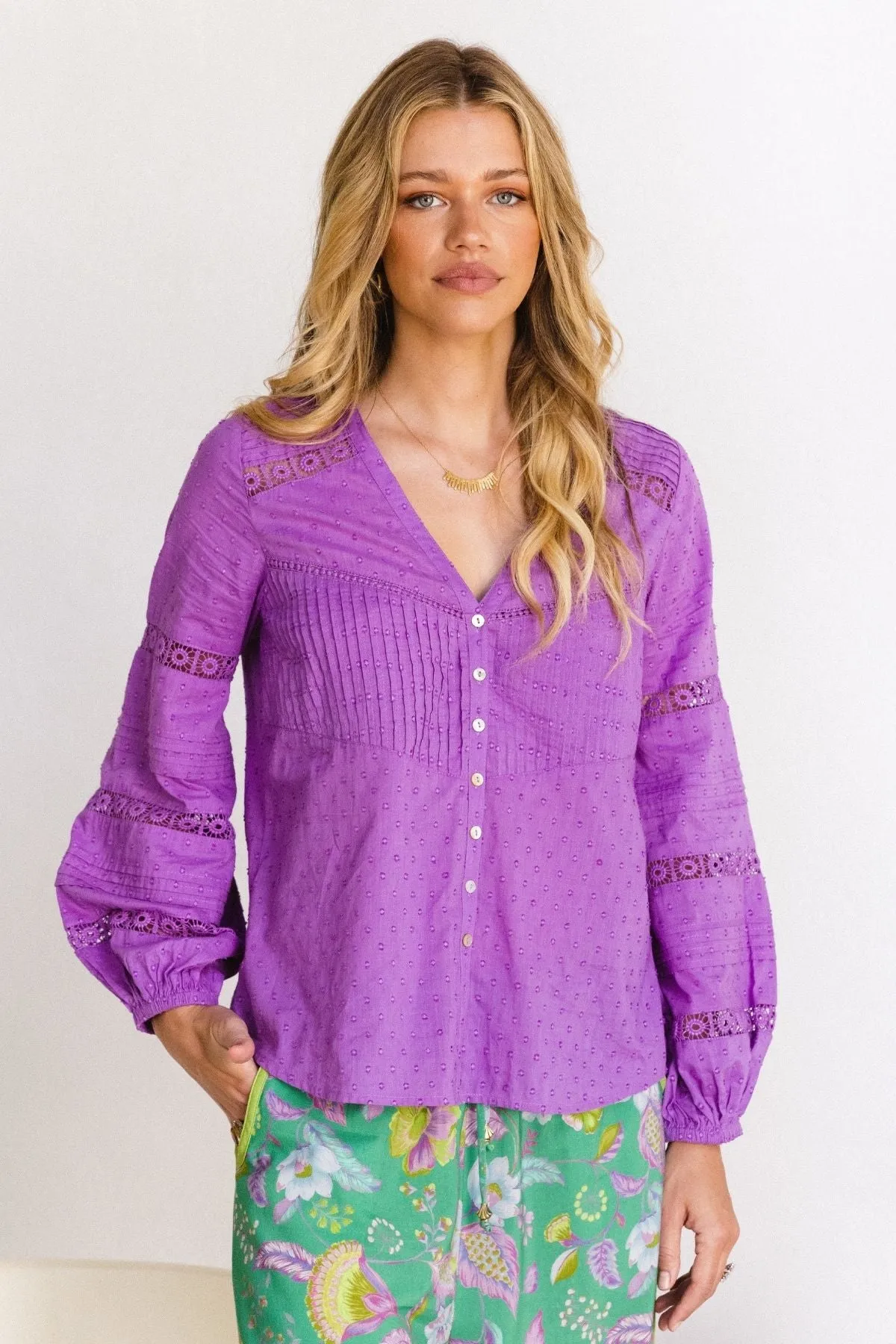 Indie Blouse - Violet