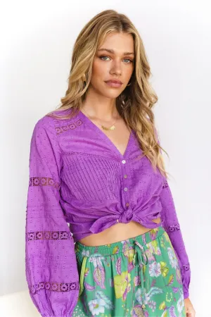 Indie Blouse - Violet