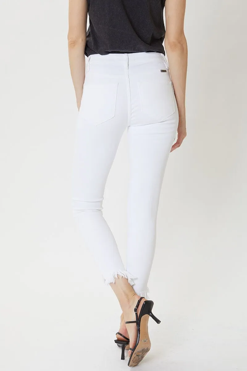 KanCan White High Rise Super Skinny Jeans