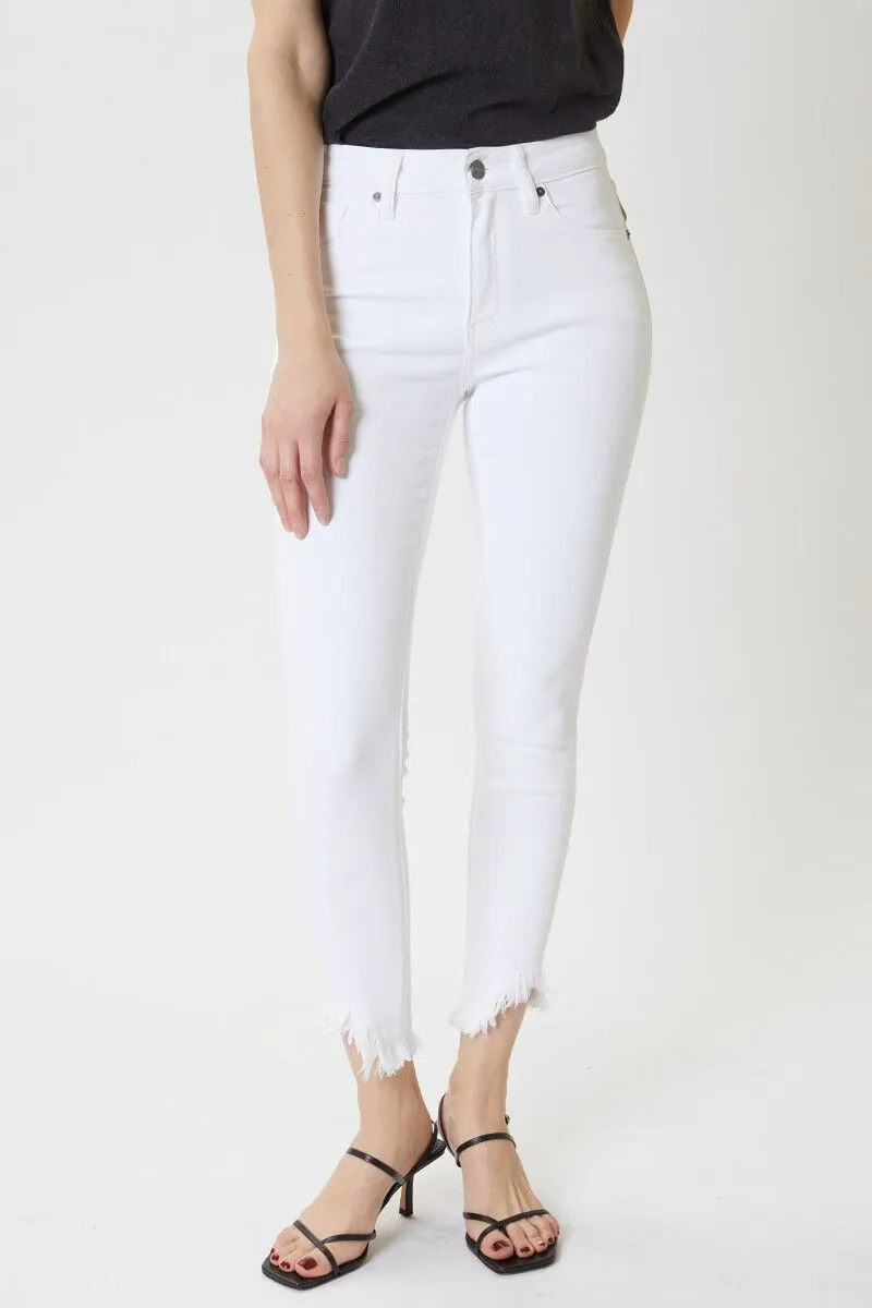 KanCan White High Rise Super Skinny Jeans