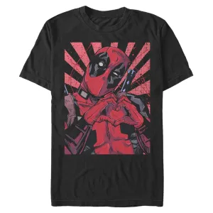 Men's Marvel Close Heart Pool T-Shirt - Ships from The US