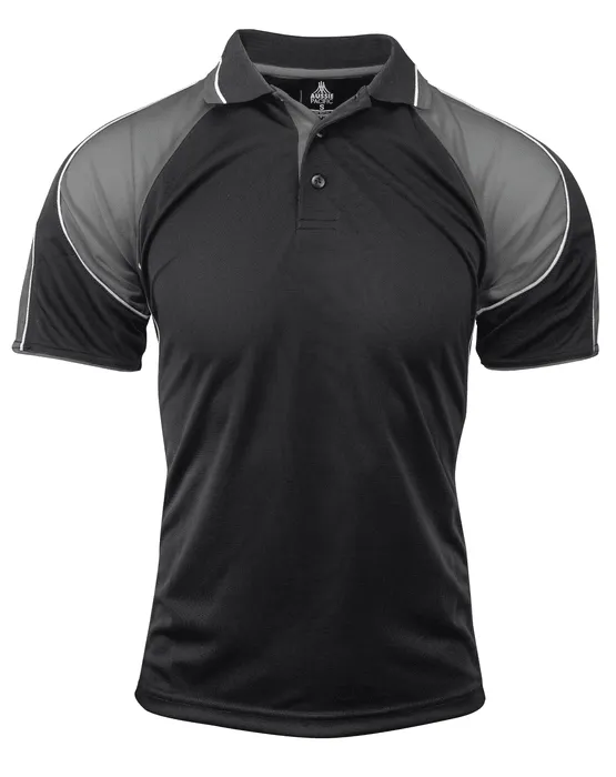 Mens Murray Polo Black/Ashe