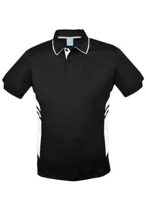 Mens Tasman Polo Black/White