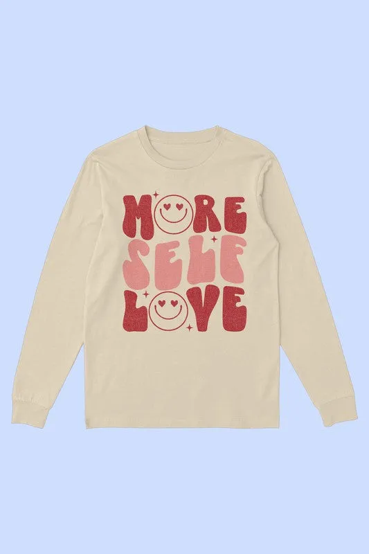 MORE SELF LOVE VALENTINE LONG SLEEVE TEE