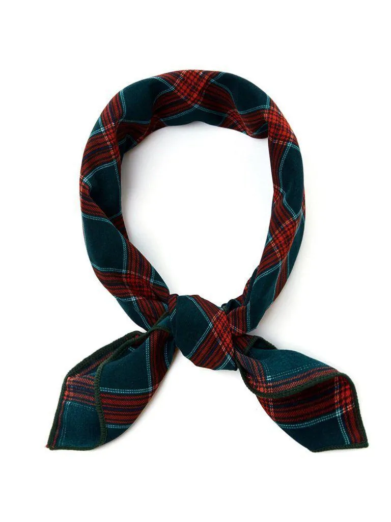 Plaid Print Bandana