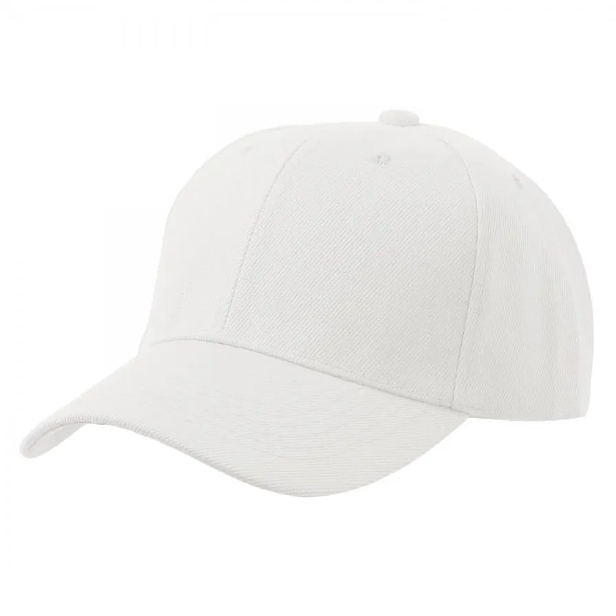 Plain Baseball Cap with Velcro Strap - More Colors