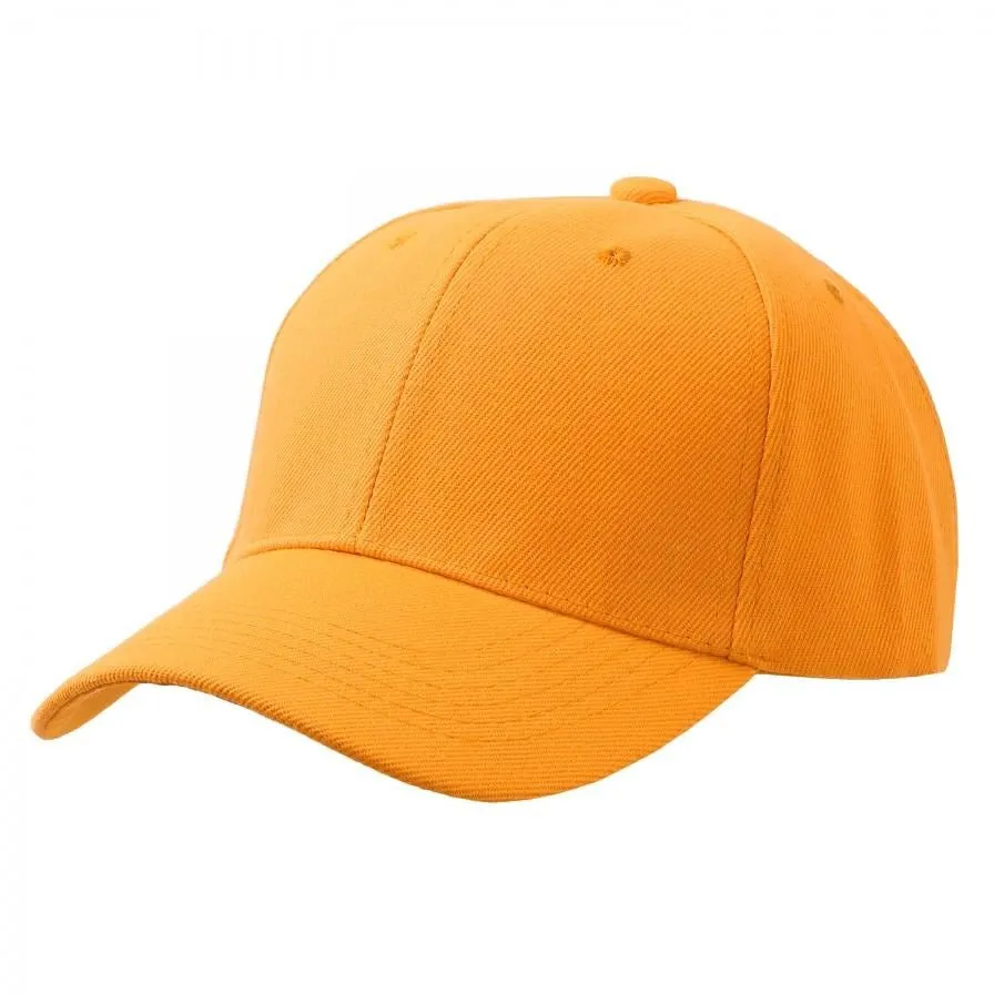 Plain Baseball Cap with Velcro Strap - More Colors