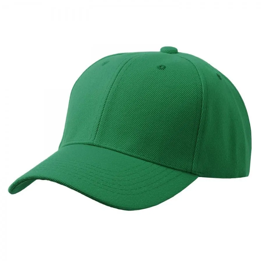 Plain Baseball Cap with Velcro Strap - More Colors