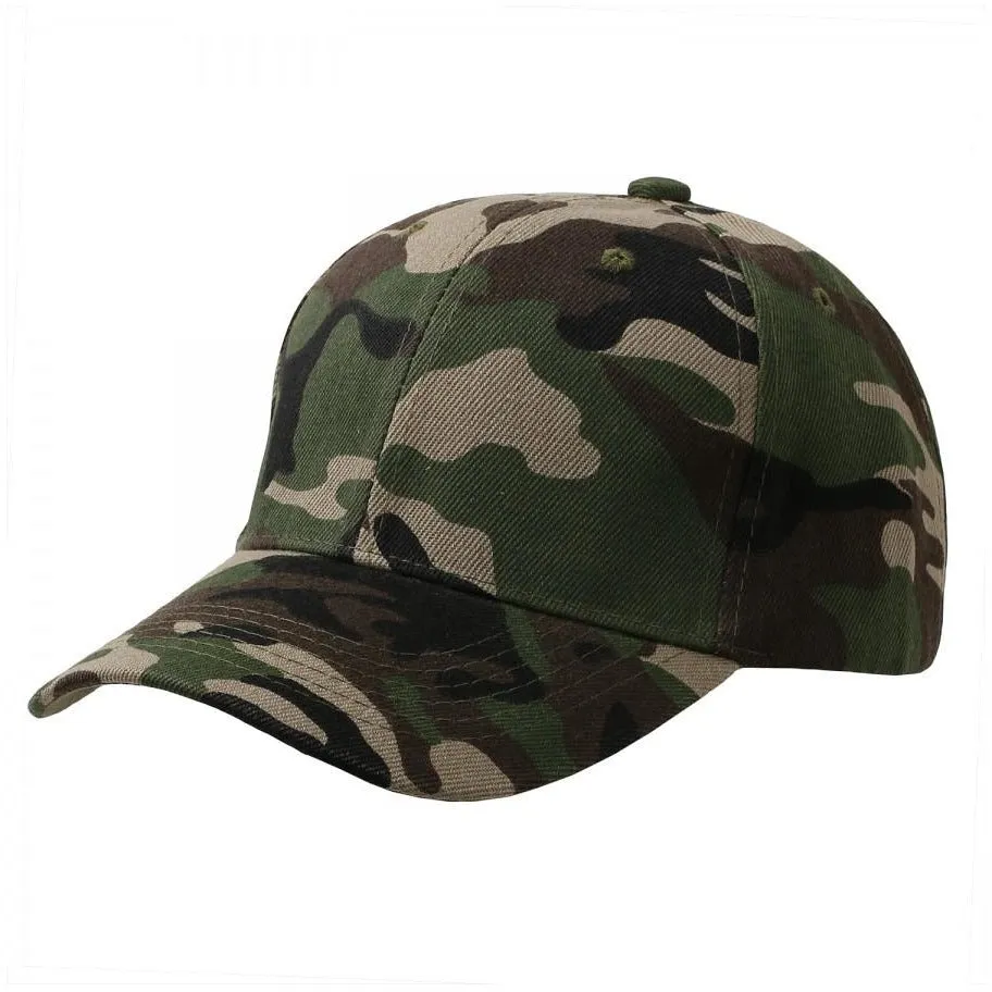 Plain Baseball Cap with Velcro Strap - More Colors