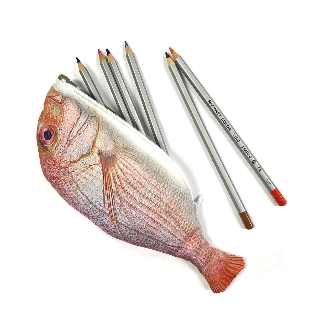 Red Fish Pencil Case