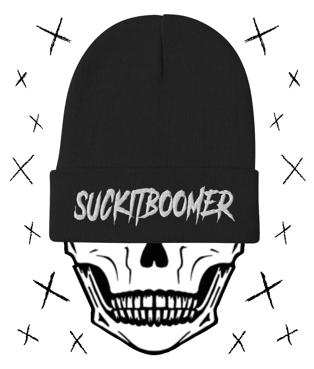 SUCK IT BOOMER Embroidered Beanie